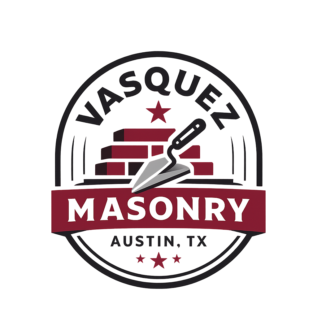 Vasquez Masonry logo for masonry contractor in Austin, Texas